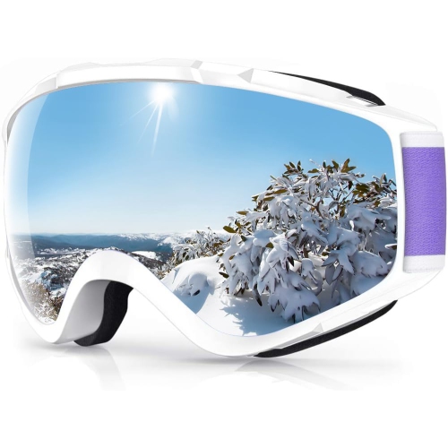 PETGINHOME  - Otg Ski Goggles, Over Glasses Snow/snowboard Goggles for Men Women Youth