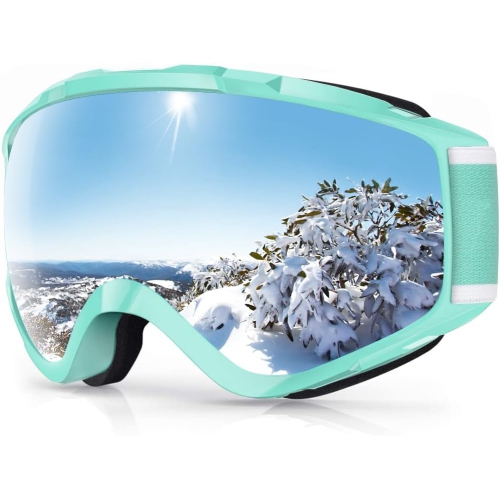 PetginHome- OTG Ski Goggles,Over Glasses Snow/Snowboard Goggles for Men Women Youth