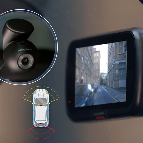 Boîte ouverte - Caméra de tableau de bord HD intégrale 1080p 320XR de Nextbase avec écran IPS de 2,5&nbsp;po et caméra arrière