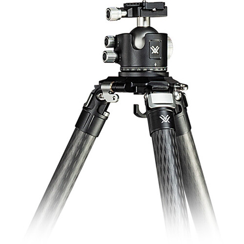 Vortex Radian Carbon Fiber Tripod with Pan/Tilt QR Ball Head