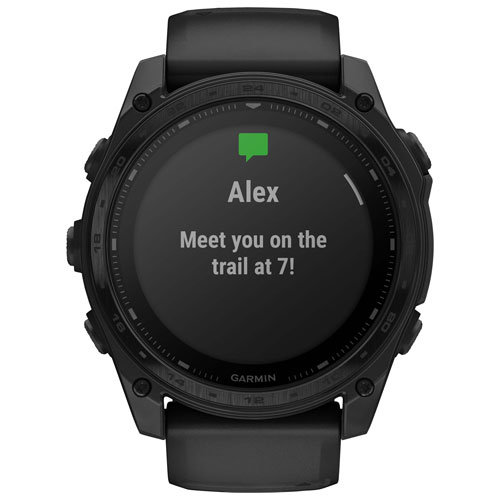 Garmin tactix 8 Solar 51mm Bluetooth Multisport Smartwatch - Black