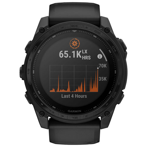 Garmin tactix 8 Solar 51mm Bluetooth Multisport Smartwatch - Black