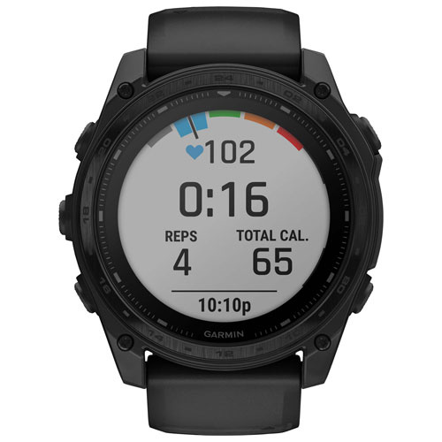 Garmin tactix 8 Solar 51mm Bluetooth Multisport Smartwatch - Black