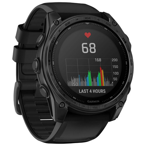 Garmin tactix 8 Solar 51mm Bluetooth Multisport Smartwatch - Black