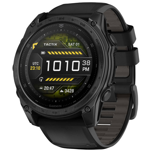 Garmin tactix 8 51mm AMOLED Bluetooth Multisport Smartwatch - Black