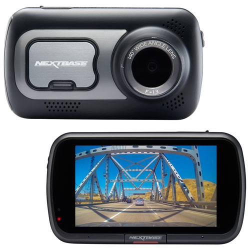 Boîte ouverte - Caméra de tableau de bord 1440p 522GW de Nextbase avec écran tactile HD de 3&nbsp;po, Wi-Fi et Alexa d'Amazon intégrés