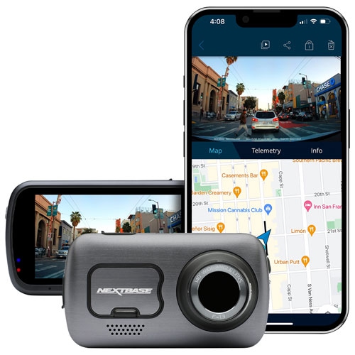 Open Box - Nextbase 622GW 4K Dash Cam with 3" LED IPS Screen Wi-Fi & Amazon Alexa Built-In