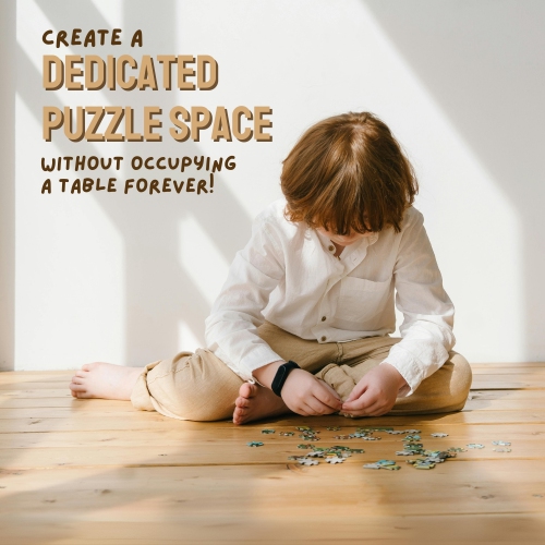 Tradeopia 1500 Pieces Rotating Puzzle Board with 4 Drawers and Cover