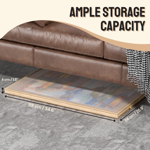 Tradeopia 1500 Pieces Rotating Puzzle Board with 4 Drawers and Cover