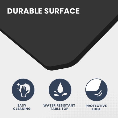 MotionGrey Ergo2 – Bureau debout électrique en L ajustable droit avec réglages de mémoire – Cadre noir supérieur 63 x 24&nbsp;po – Bureau ergonomique