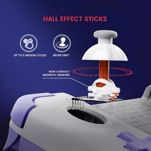 Manette de jeu mobile X2S Type-C de GameSir pour Android et iPhone 15 avec manches à balai à effet Hall