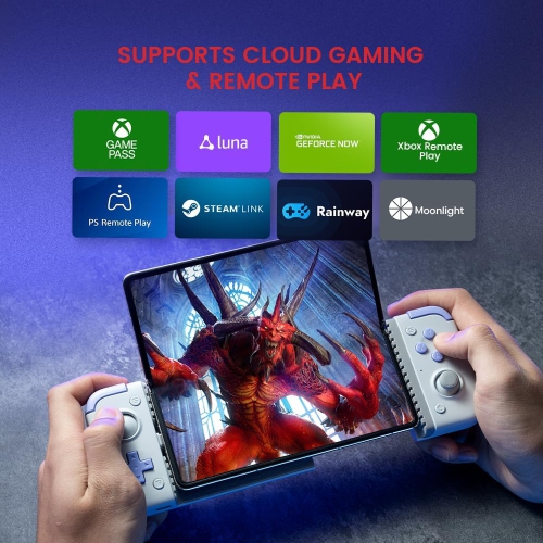 Manette de jeu mobile X2S Type-C de GameSir pour Android et iPhone 15 avec manches à balai à effet Hall