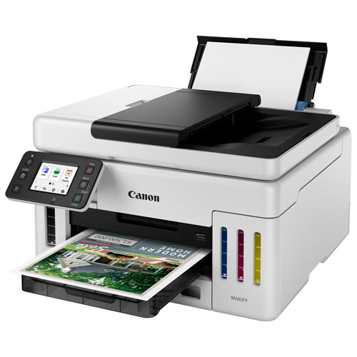 Image 1 de 7.. Imprimante à jet d'encre MegaTank tout-en-un sans fil MAXIFY GX6120 de Canon