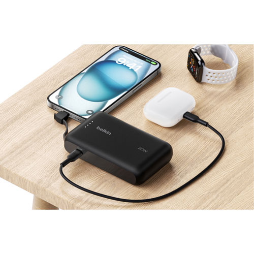 Belkin BoostCharge 10000 mAh USB-C Power Bank - Black