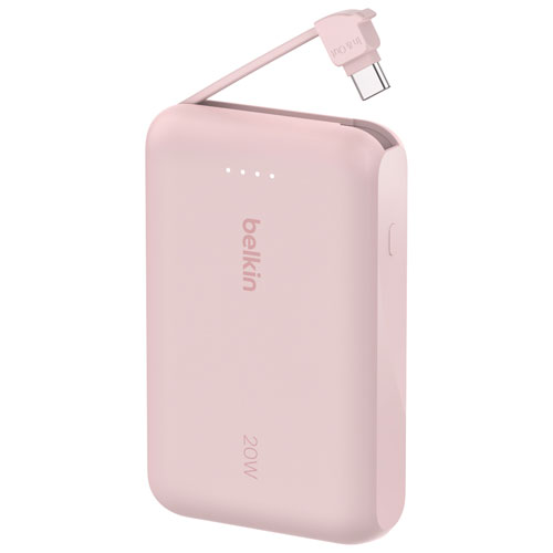 Belkin BoostCharge 10000 mAh USB-C Power Bank - Pink