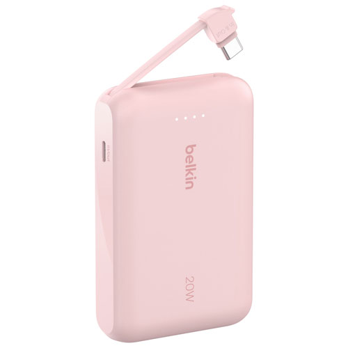 Belkin BoostCharge 10000 mAh USB-C Power Bank - Pink