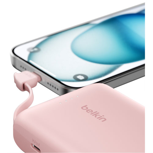 Belkin BoostCharge 10000 mAh USB-C Power Bank - Pink