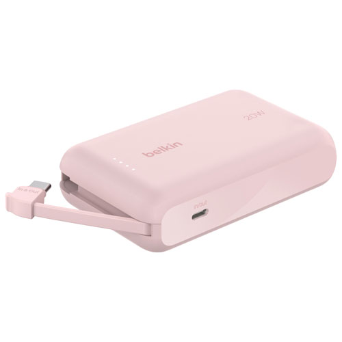 Belkin BoostCharge 10000 mAh USB-C Power Bank - Pink