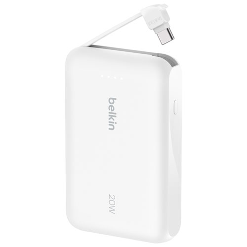 Belkin BoostCharge 10000 mAh USB-C Power Bank - White