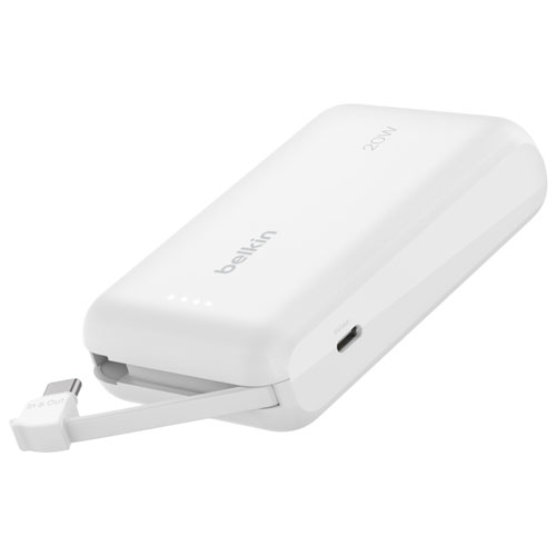 Belkin BoostCharge 10000 mAh USB-C Power Bank - White