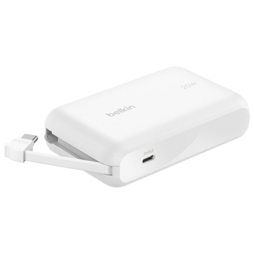 Belkin BoostCharge 10000 mAh USB-C Power Bank - White