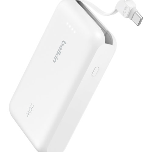 Belkin BoostCharge 10000 mAh USB-C Power Bank - White