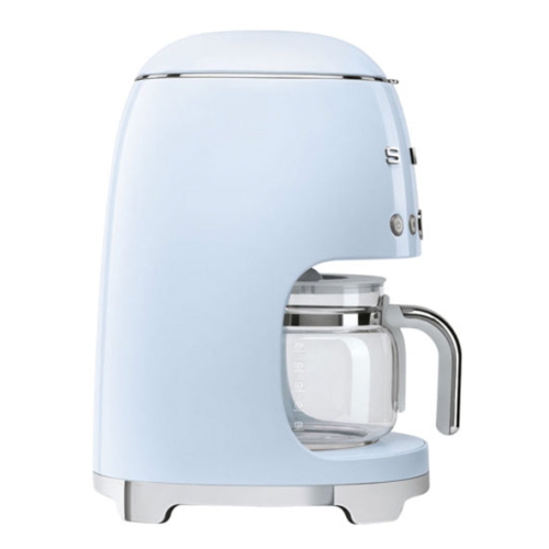 Open Box-Smeg 50's Style Programmable Drip Coffee Maker - 10-Cup DCF02PBUS - Pastel Blue