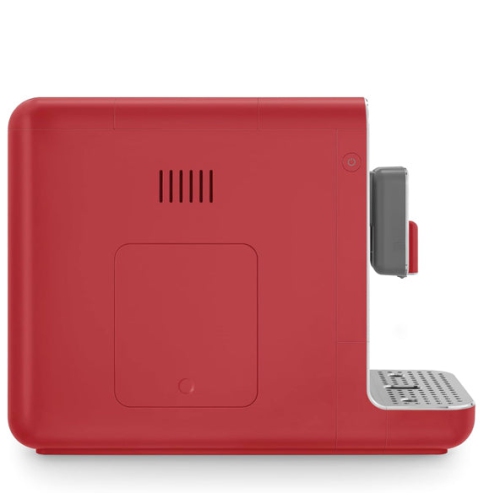 Open Box - Smeg Fully Automatic Coffee Machine with Integrated Grinder,BCC01RDMUS Red