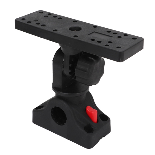 Support de fixation pour échosondeur rotatif à 360 degrés Support électronique universel amovible pour échosondeur de bateau