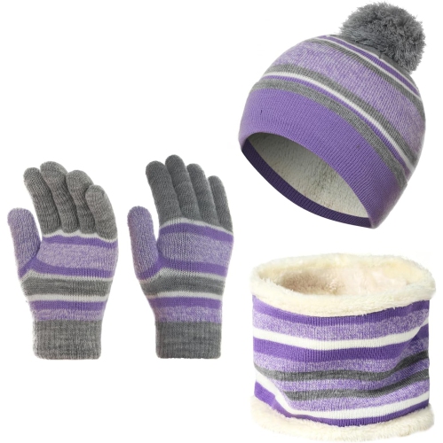 PetginHome – Masque de ski pour enfants Balaclava en molleton résistant au vent Chauffe-cou chapeau d'hiver épaissi pour hommes et femmes