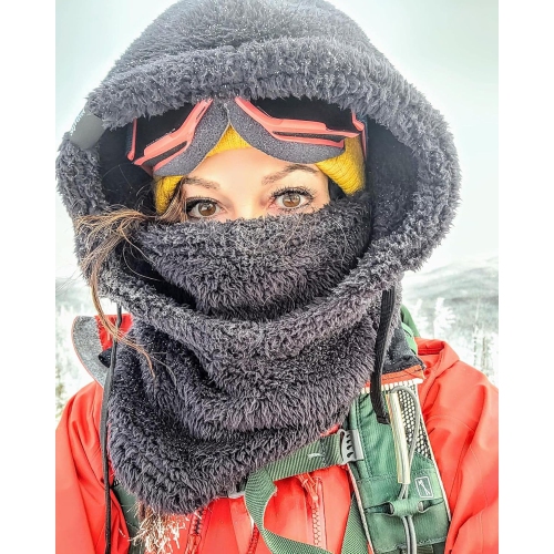 PetginHome – Masque de ski isotherme respirable en molleton Balaclava pour temps froid résistant au vent