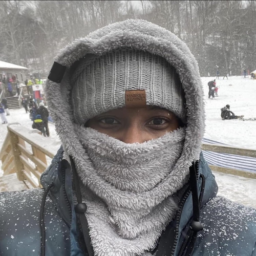 PetginHome – Masque de ski isotherme respirable en molleton Balaclava pour temps froid résistant au vent