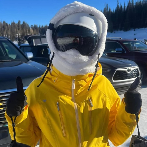 PetginHome – Masque de ski isotherme respirable en molleton Balaclava pour temps froid résistant au vent