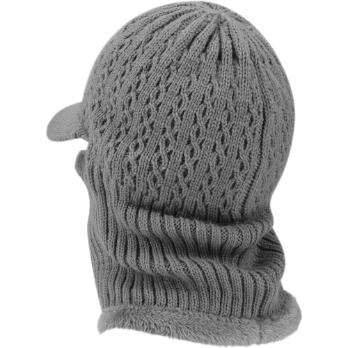 PetginHome- Thermal Cycling Ski Beanie Hat with Neck Warmer, Winter Balaclava for Men &Women