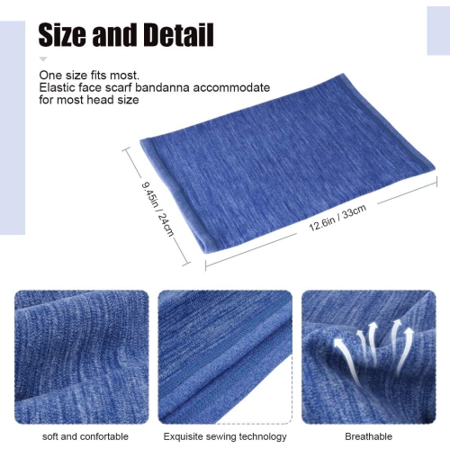 PetginHome- 2 Pack Winter Neck Warmer Gaiter Outdoor Sports,Soft Fleece Windproof Face Cover Mask Scarf Bandana for Men & Women