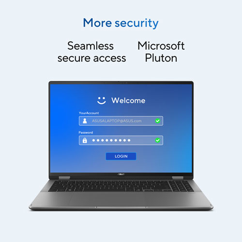 Copilot+ PC 2-en-1 à écran tactile de 16 po Vivobook 16 Flip d'ASUS - Gris mat