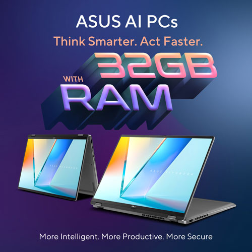 Copilot+ PC 2-en-1 à écran tactile de 16 po Vivobook 16 Flip d'ASUS - Gris mat