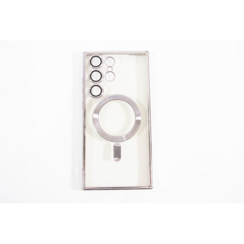 Refurbished - Magnetic Clear Case for Samsung Galaxy S23 Ultra 5G with Camera Lens Protector – Sleek Protection with MagSafe Compatibility