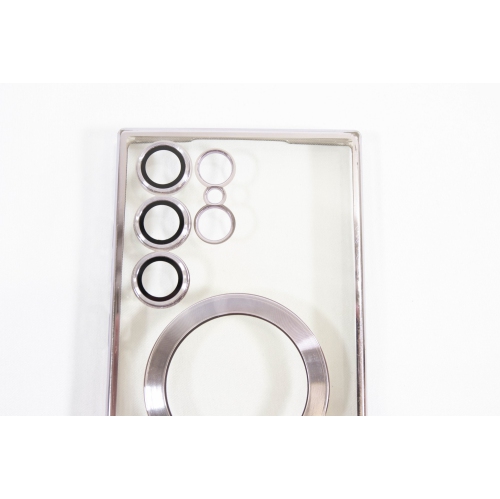 Refurbished - Magnetic Clear Case for Samsung Galaxy S23 Ultra 5G with Camera Lens Protector – Sleek Protection with MagSafe Compatibility