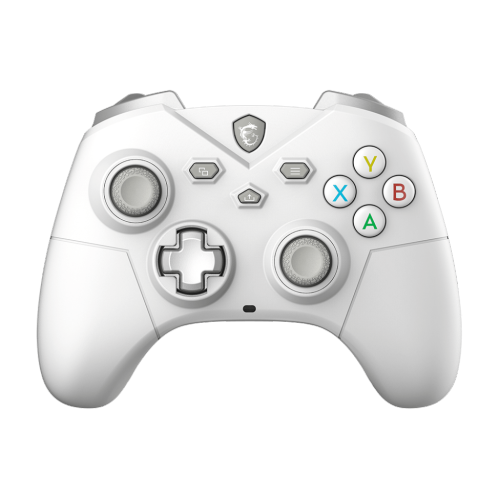 Manette de jeu sans fil pour PC FORCE GC300 de MSI - Blanc, 2,4&nbsp;GHz, Bluetooth, USB-C