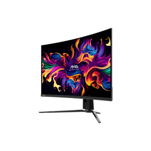 MSI 32" 3840 x 2160 165Hz 0.03ms (GTG) Curved QD-OLED Gaming Monitor Tilt Swivel Height Pivot adjustable (MAG 321CUP QD-OLED)