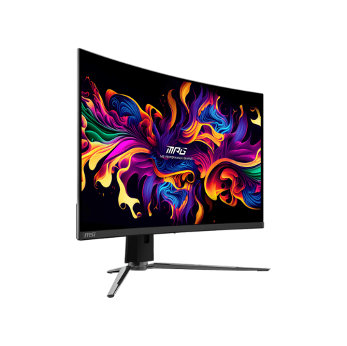 Moniteur de jeu incurvé QD-OLED 3840 x 2160 de 32 po 240 Hz 0,03 ms (gris à gris) de MSI; Pivot. Haut. Ajustable (MPG 321CURX QD-OLED)