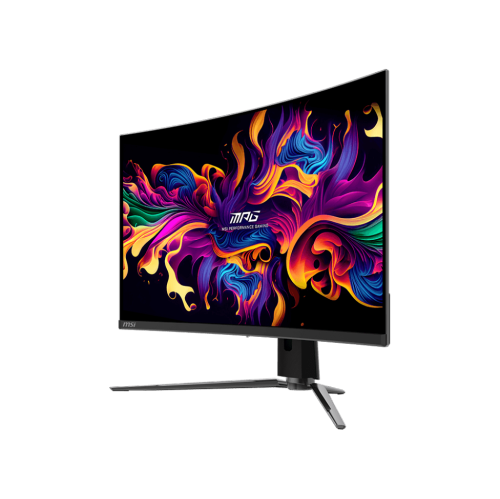 Moniteur de jeu incurvé QD-OLED 3840 x 2160 de 32 po 240 Hz 0,03 ms (gris à gris) de MSI; Pivot. Haut. Ajustable (MPG 321CURX QD-OLED)