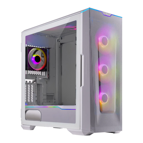 Image 1 de 1.. Ordinateur de jeu Chassi Eclipse White 0649 de Skytech, remis à neuf