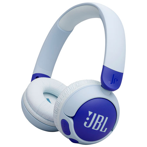 JBL Junior 320BT On-Ear Bluetooth Kids Headphones - Blue