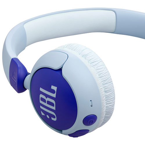 JBL Junior 320BT On-Ear Bluetooth Kids Headphones - Blue