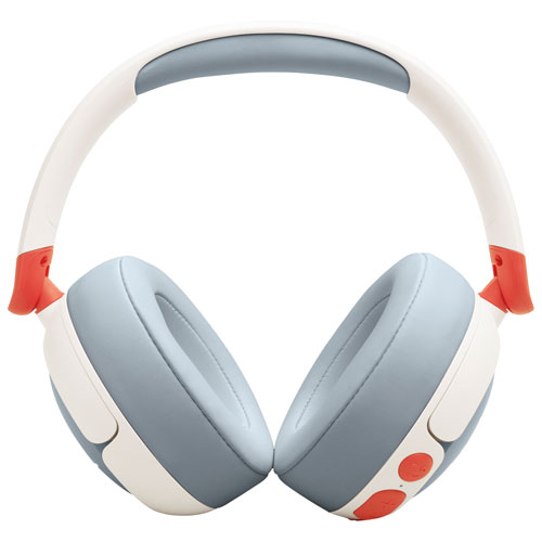 JBL Junior N470NC Over-Ear Noise Cancelling Bluetooth Kids Headphones - White