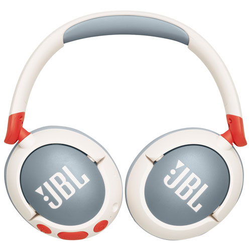 JBL Junior N470NC Over-Ear Noise Cancelling Bluetooth Kids Headphones - White