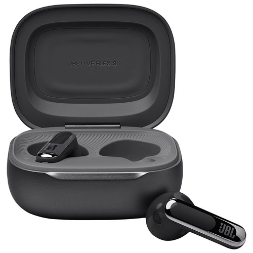 JBL Live Flex 3 In-Ear Noise Cancelling True Wireless Earbuds - Black