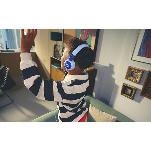 Casque d'écoute pour enfants Junior 320 de JBL - Bleu